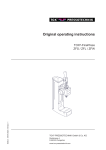 TOX PRESSOTECHNIK FinePress ZFS Original Operating Instructions