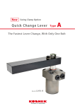 kosmek LHA0750-A Series Hydraulic Swing Clamp Manual