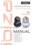 Ibiza STAR-LASER-BL Manual - Laser Gobo Moving Head