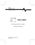 TA Instruments TGA 2950 Operator's Manual - Download PDF