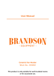 Brandson Equipment 303842 User Manual