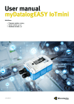 Microtronics myDatalogEASY IoTmini User Manual - Data Logging &amp; Transmission