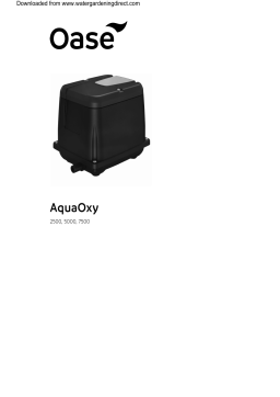 OASE AquaOxy 2500 Original Operating Instructions