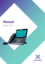 Yealink SIP-T57W - Schnellstartanleitung, Kurzanleitung, Handbuch