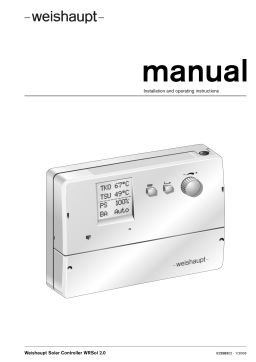 Weishaupt WRSol 2.0 Manual: AI Chat & PDF Access