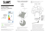 slamp: Clizia Table Assembling Instructions