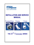 21st Century Surgical Lights Manual +AI Chat &amp; PDF