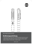 RECA 0981200120000 1 Workshop Lamp Operating Instructions Manual
