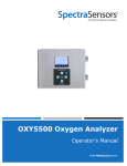 Spectrasensors OXY5500 Operator's Manual