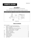 Vortran GO2VENT 6123 User Manual