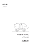 Ammann ARR 1575 Workshop Manual - Trench Roller