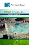 Artesian Spas ISLAND SPAS ELITE Series Owner's Manual