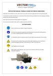 Vector Fog VECTORFOG H500, VECTORFOG H500SF Instruction Manual