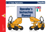 Thwaites Mach 475 Operator's Instruction Manual