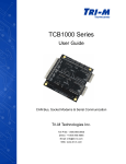 Tri-M Systems TCB1000 Series User Manual