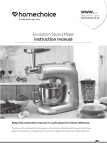homechoice Evolution HCSM-03M Instruction Manual