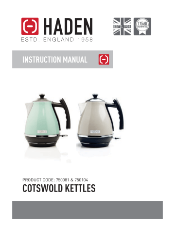 Haden 750081 Instruction Manual | Manualzz