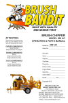 Brush Bandit 200 UC Operating &amp; Parts Manual