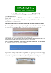 PRO.SIS.TEL. PST152VC Assembling Instructions
