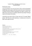 Youshiko YC8059 Radio Clock Manual: AI Chat &amp; PDF