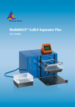 Miltenyi Biotec MultiMACS Cell24 Separator Plus User Manual