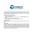 Cypress MB2198-01 Installation Manual