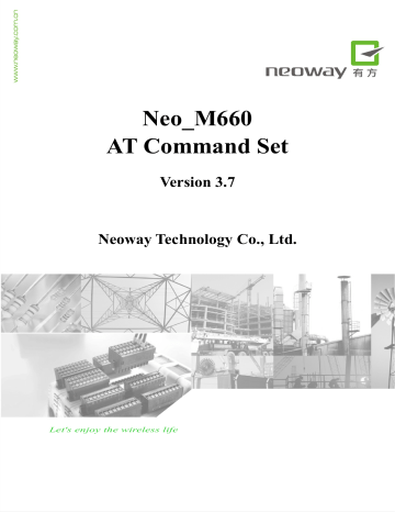 Neoway M660 AT Command Set Manual | Manualzz