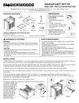 ARCADIAN VANITY 48601 Installation Instructions - MAGICKWOODS Elements