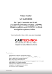 Cartechno NA-VL2DVD900 Installation Instructions Manual