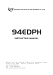 SHARPSTAR 94EDPH Instruction Manual