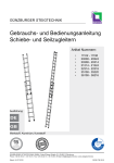 G&Uuml;NZBURGER STEIGTECHNIK 36110 Operating Instructions Manual
