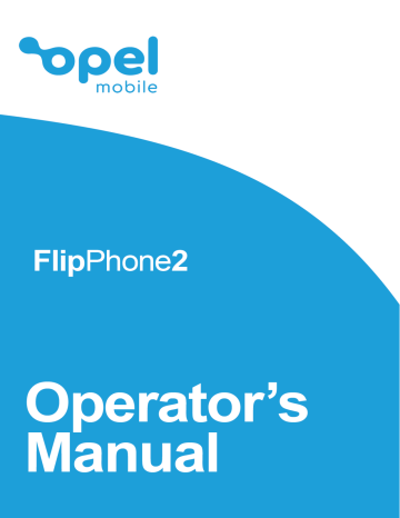 Opel mobile FlipPhone2 Operator's Manual | Manualzz