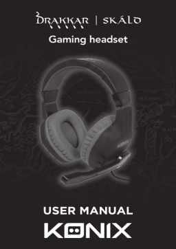 KONIX 3328170242622 Gaming Headset Manual