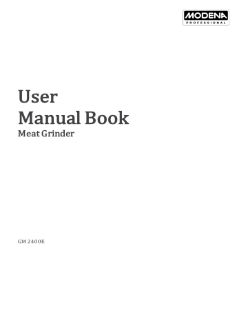Modena GM 2400E Manual - User Guide, Instructions & Download | Manualzz