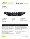 DV8 OFFROAD MTO Series Installation Manual