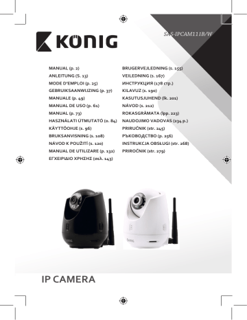König SAS-IPCAM110WU Caméra de vidéosurveillance intérieure Pan-Tilt IP