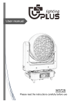Uplus Lighting W3725 User Manual