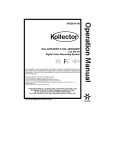 Kollector KOL-4000P Operation Manual