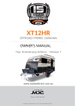 MDC XT12HR Hybrid Caravan Owner's Manual | AI Chat &amp; PDF Download