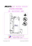 Miura EXW-200, EXW-250 Installation &amp; Operation Manual