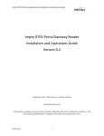Impinj IPJ-R705-EU2 Installation And Operation Manual