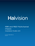 Haivision MB6 Installation Manual - Read or Download