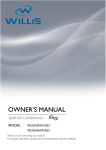Willis WCM24MH18S/I Owner's Manual