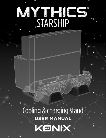 KONIX MYTHICS STARSHIP Manual - PS4 Slim Stand | Manualzz