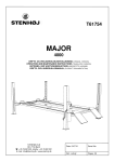 Stenhoj MAJOR 4000 Operation And Maintenance Instructions