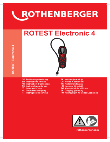 Rothenberger ROTEST Electronic 4 Mode d'emploi | Manualzz