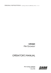 Case Construction CX26C Operator's Manual - Read Online | Download PDF