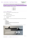 LIGHTBOARD DEPOT LBD4832-DT-G-1 Assembly Instructions Manual