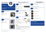 Thermoplan BLACK&amp;WHITE ONE BWone-CTM Start-Up - Manual