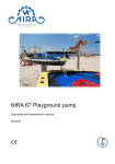 Nira 67 Playground Pump Operating &amp; Maintenance Manual